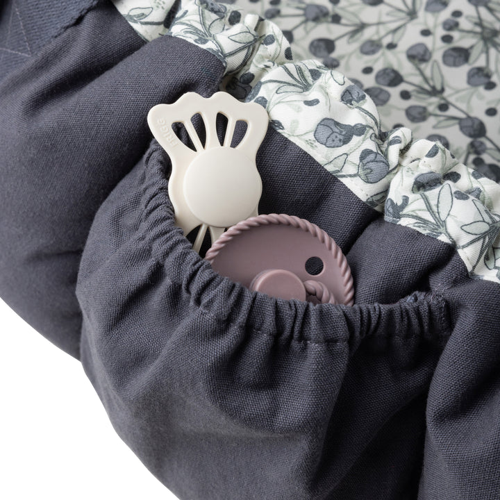 Sebra 3-in-1 Baby Nest, Blue Olive