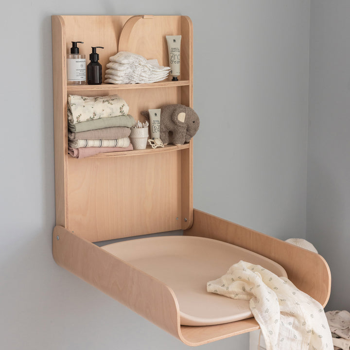 Wooden Wall Mount Changing Table By Sebra