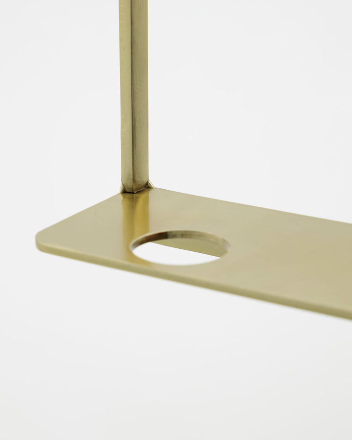 Bathroom Shelf Tidy in Brass