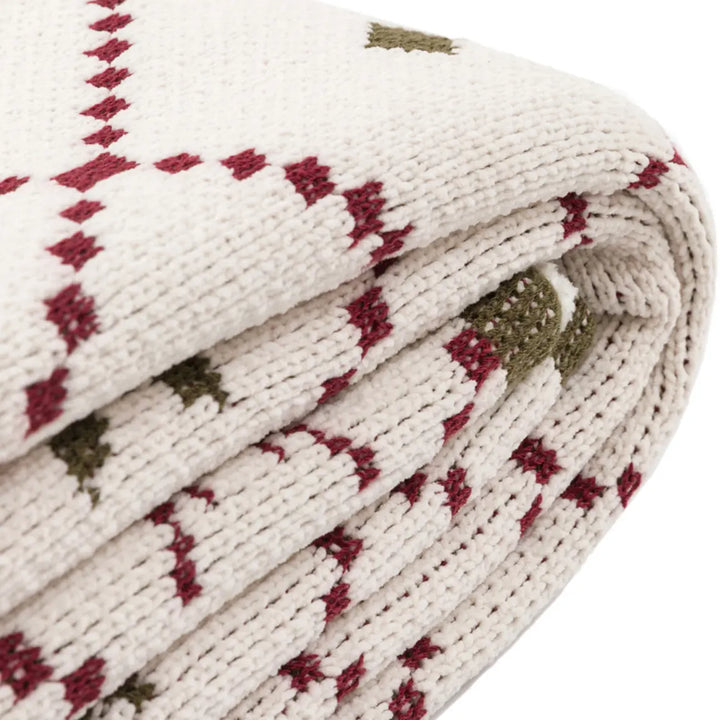 Heritage Fairisle Chenille Woven Throw