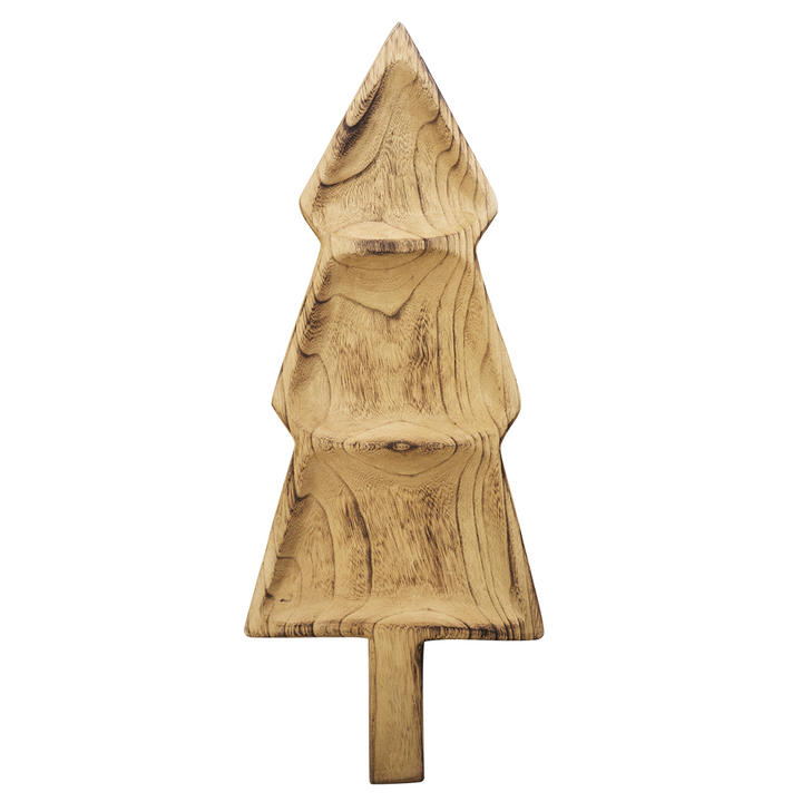 Wooden Christmas Tree Tray