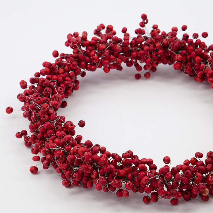 Winter Wreath in Red