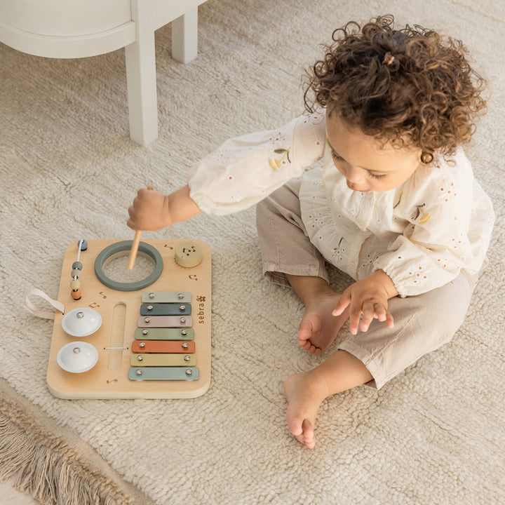 Music Wooden Activity Panel By Sebra