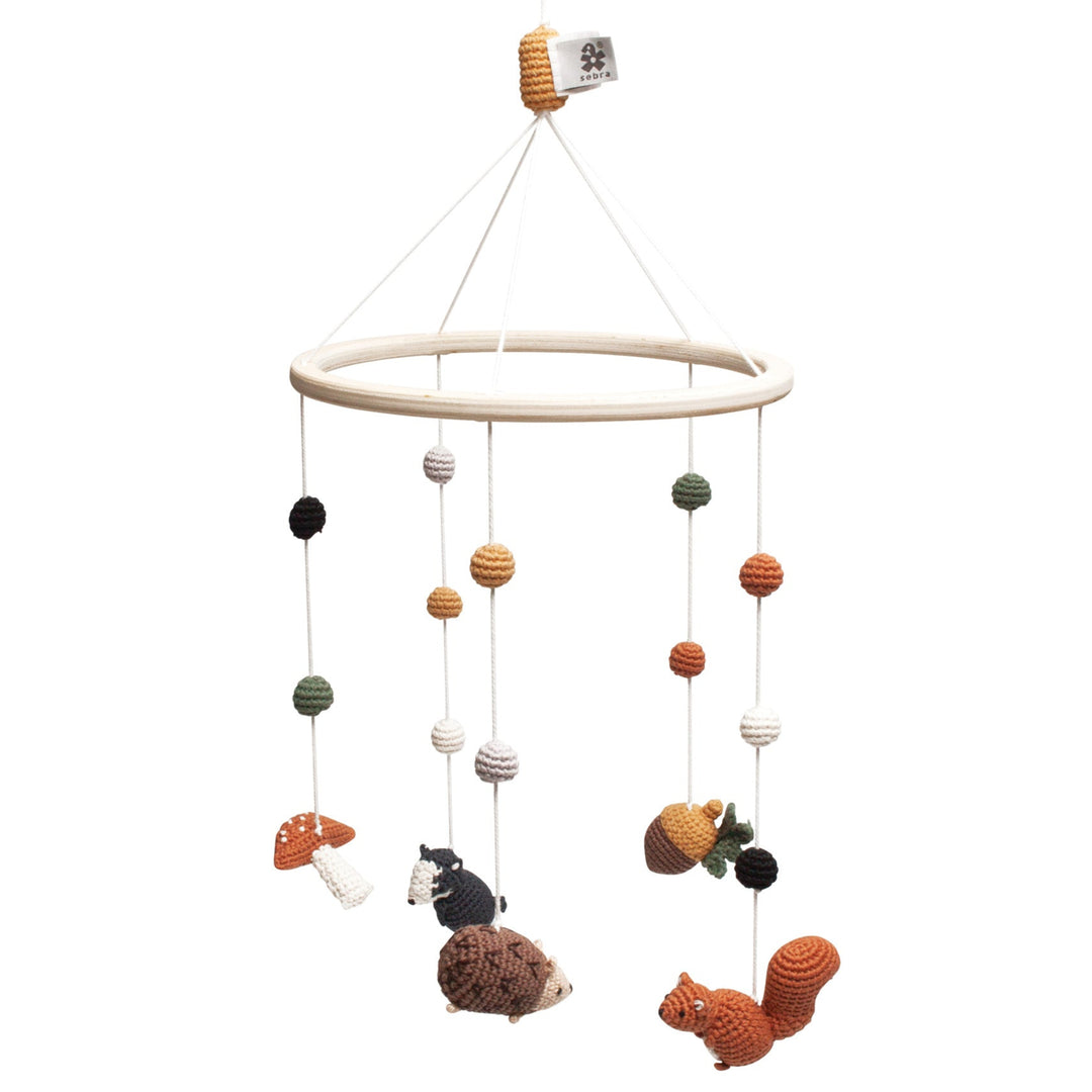 Hæklet babymobil fra Sebra
