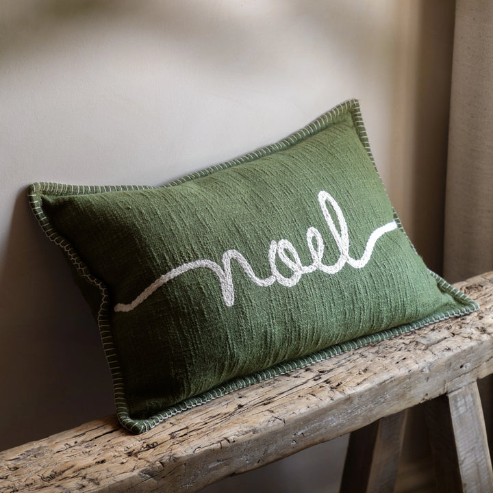 Noel Script Cushion