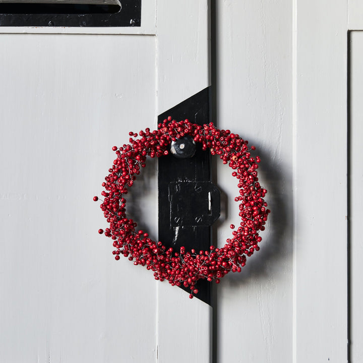 Winter Wreath in Red