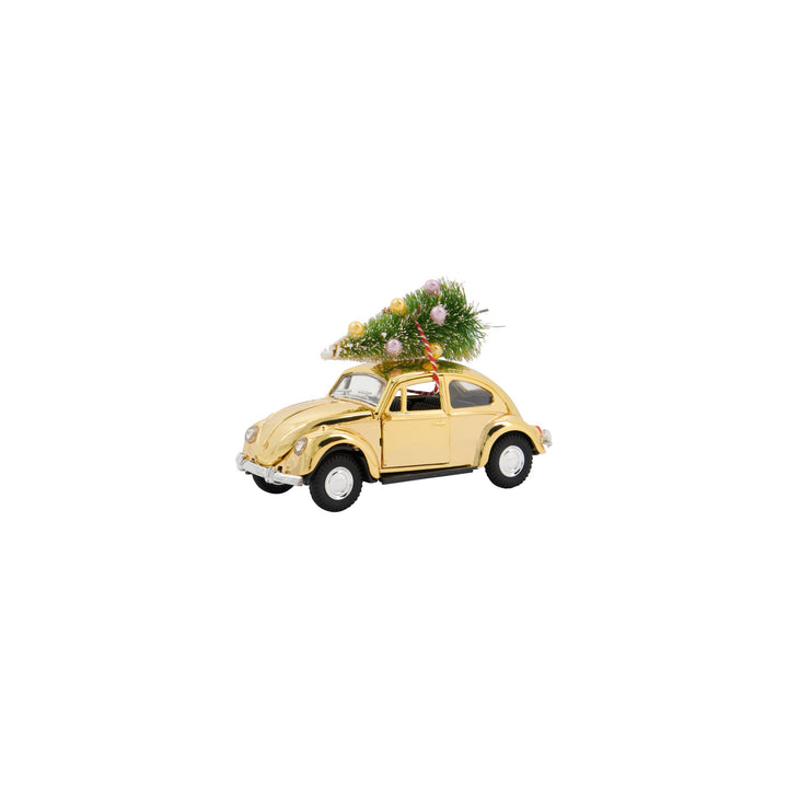 Christmas Car Decoration in Gold