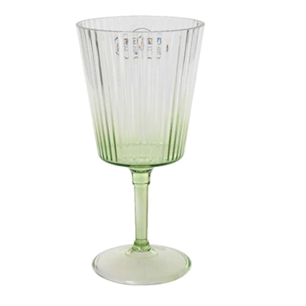 Kelly Ribbed Acrylic Wine Glass