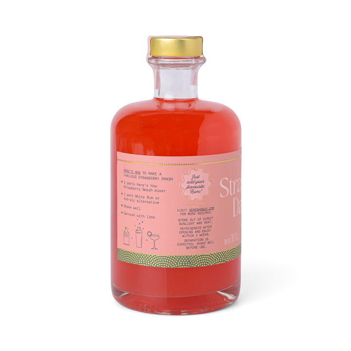Strawberry Daiquiri Cocktail Mixer 500ml