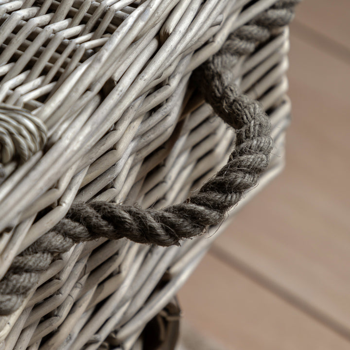 Rivra Lidded Baskets In Natural Set of 2