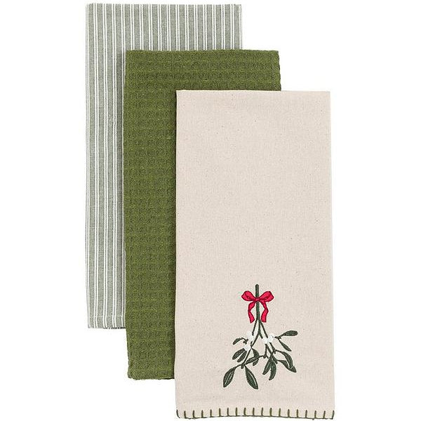 Woodland Christmas Tea Towels 3pk