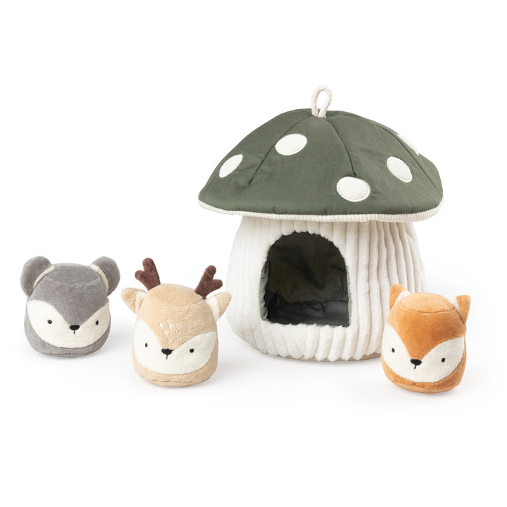 Activity toy, hide & seek, mushroom