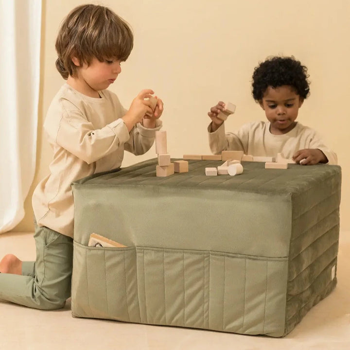 Sovemadras i oliven fra Nobodinoz