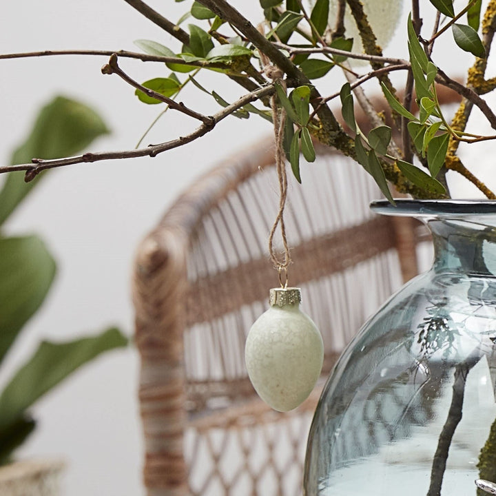 Trio d'oeufs de Pâques à la menthe givrée