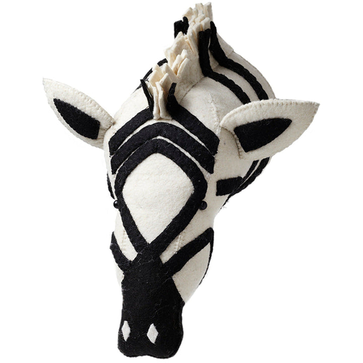Filt zebra hoved