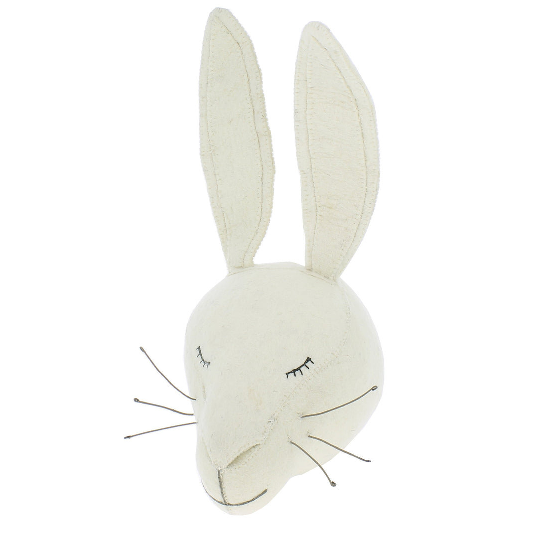 Søvnig kanin filt hoved