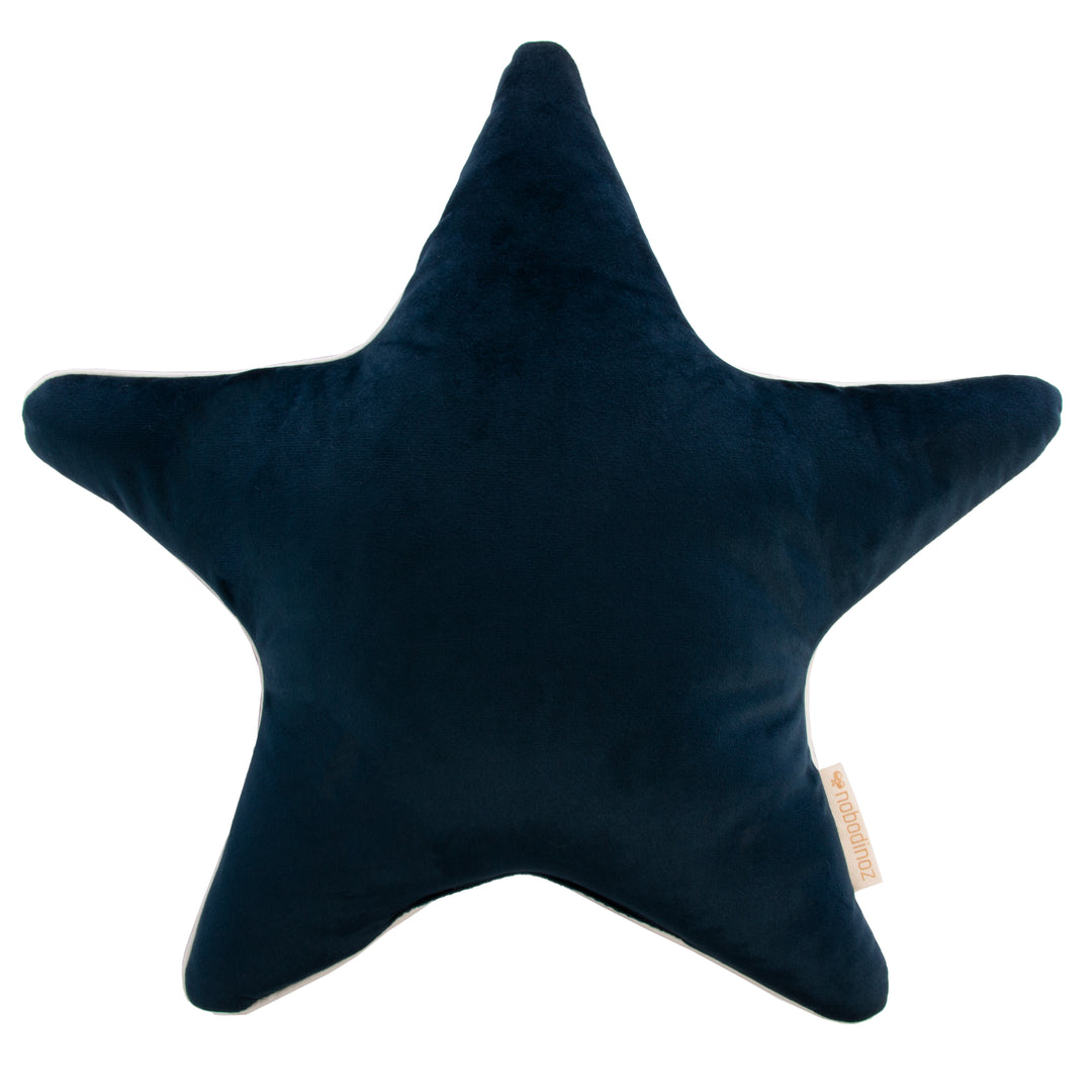 Velvet Aristote Star Pude i Night Blue fra Nobodinoz