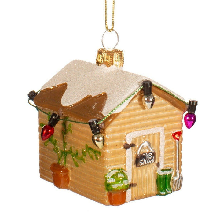 Mini haveskur juletræsdekoration