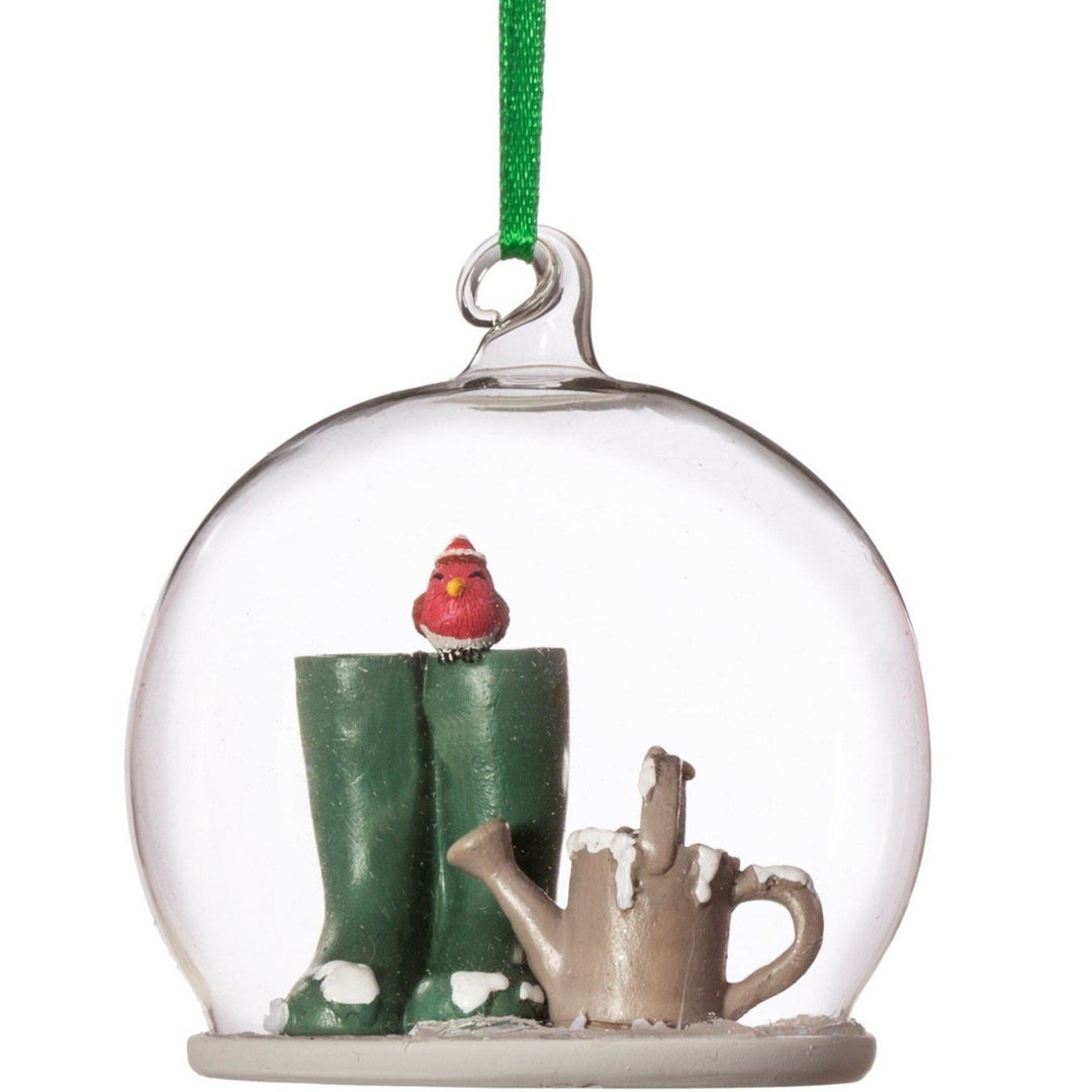 Havekuppel glastræ dekoration