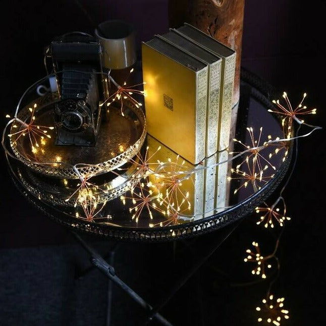 Kobber Starburst LED lyskæde