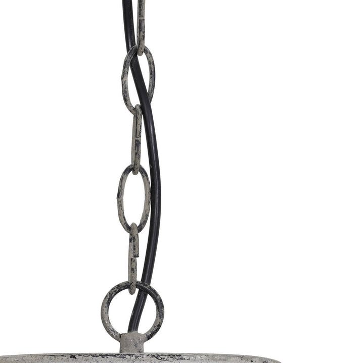 Vitara lysekrone med træperler