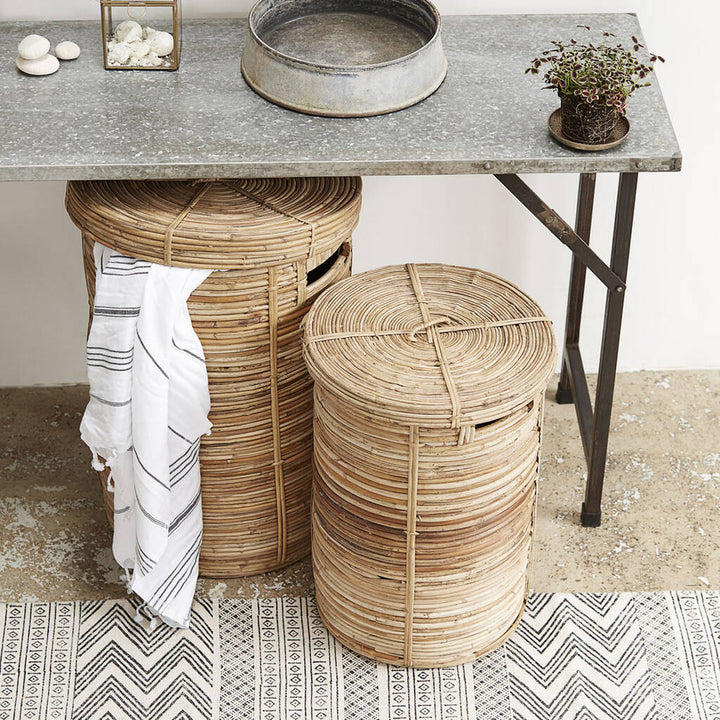 Elaina Bamboo Opbevaringskurv