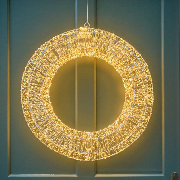 LED Kobber Galaxy julekrans