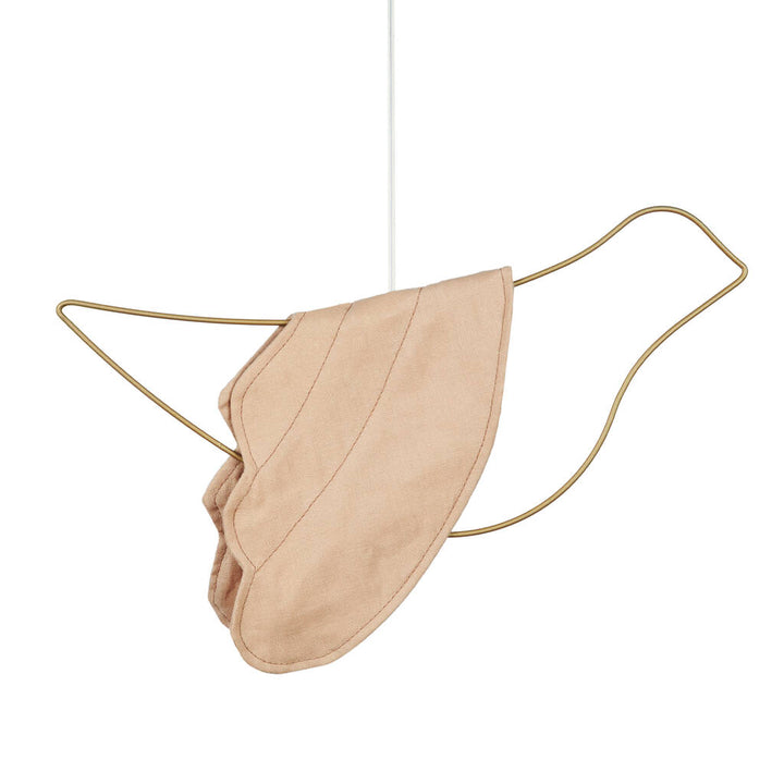 Lin Francais Bird Mobile in Sand af Nobodinoz