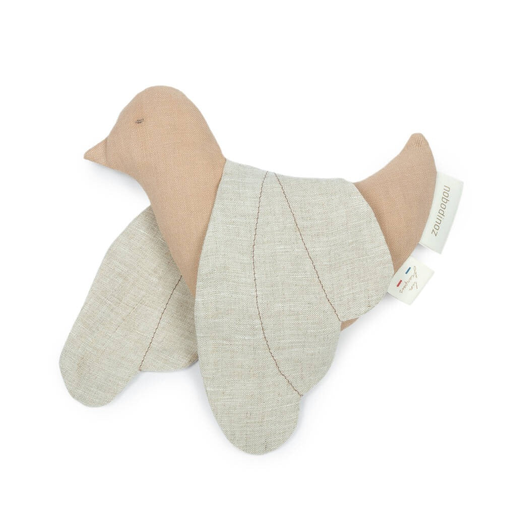 Lin Francais Bird Rattle in Sand af Nobodinoz