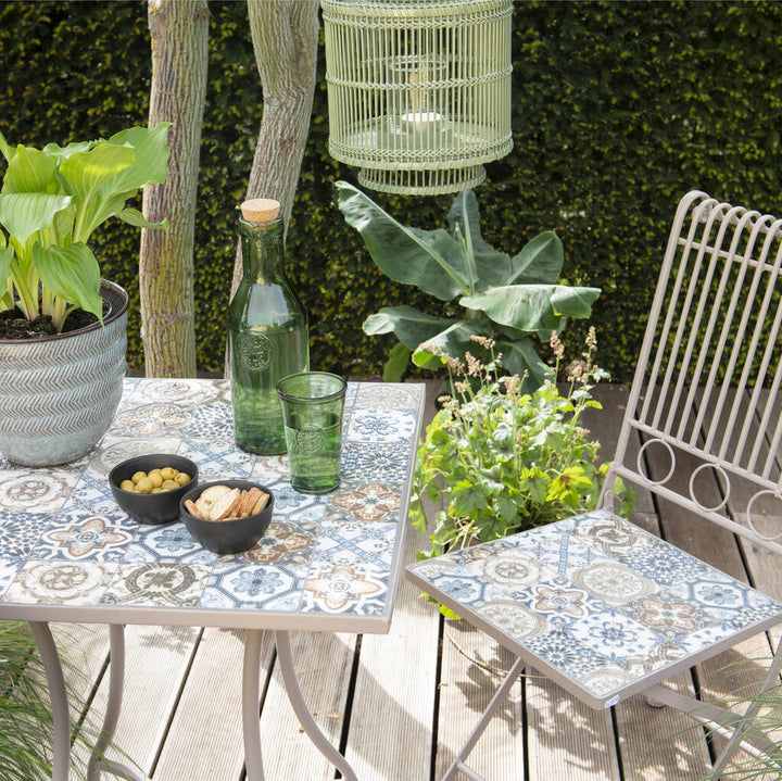 Ensemble bistro en mosaïque Ravello