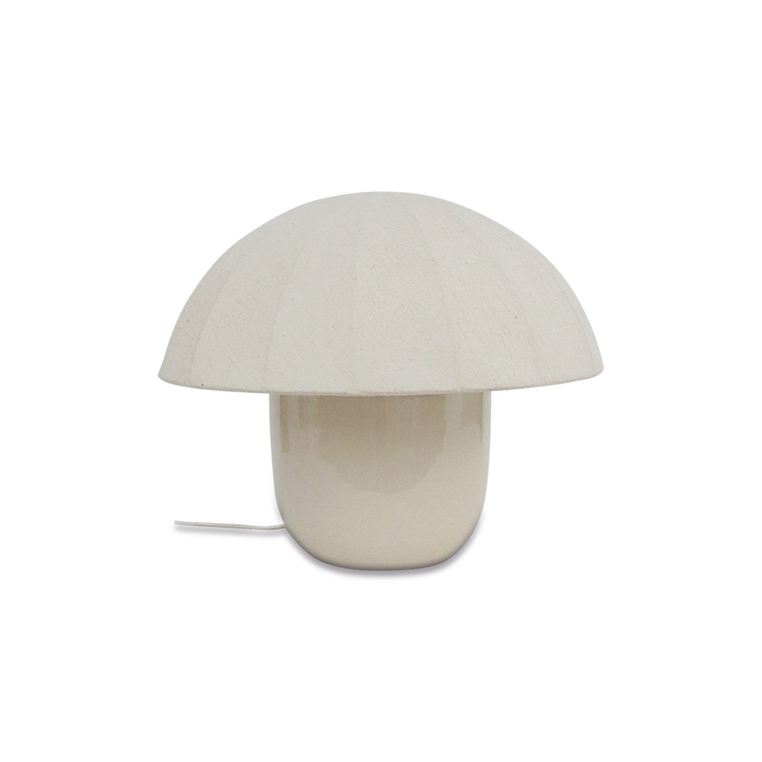 Mushroom Small Table Lamp Beige