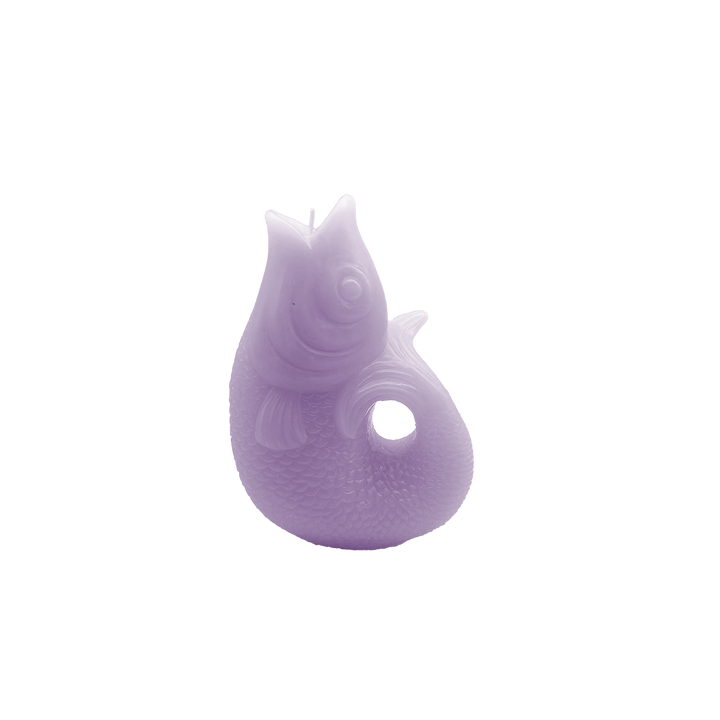 Small Lilac Fish Candle
