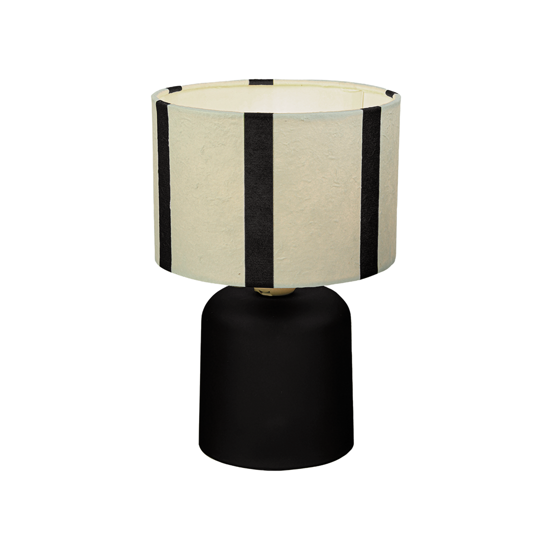 Deco LED Stripe Battery Operated Lamp in Black