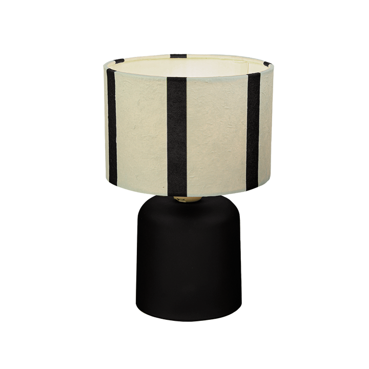 Deco LED Stripe Battery Operated Lamp in Black