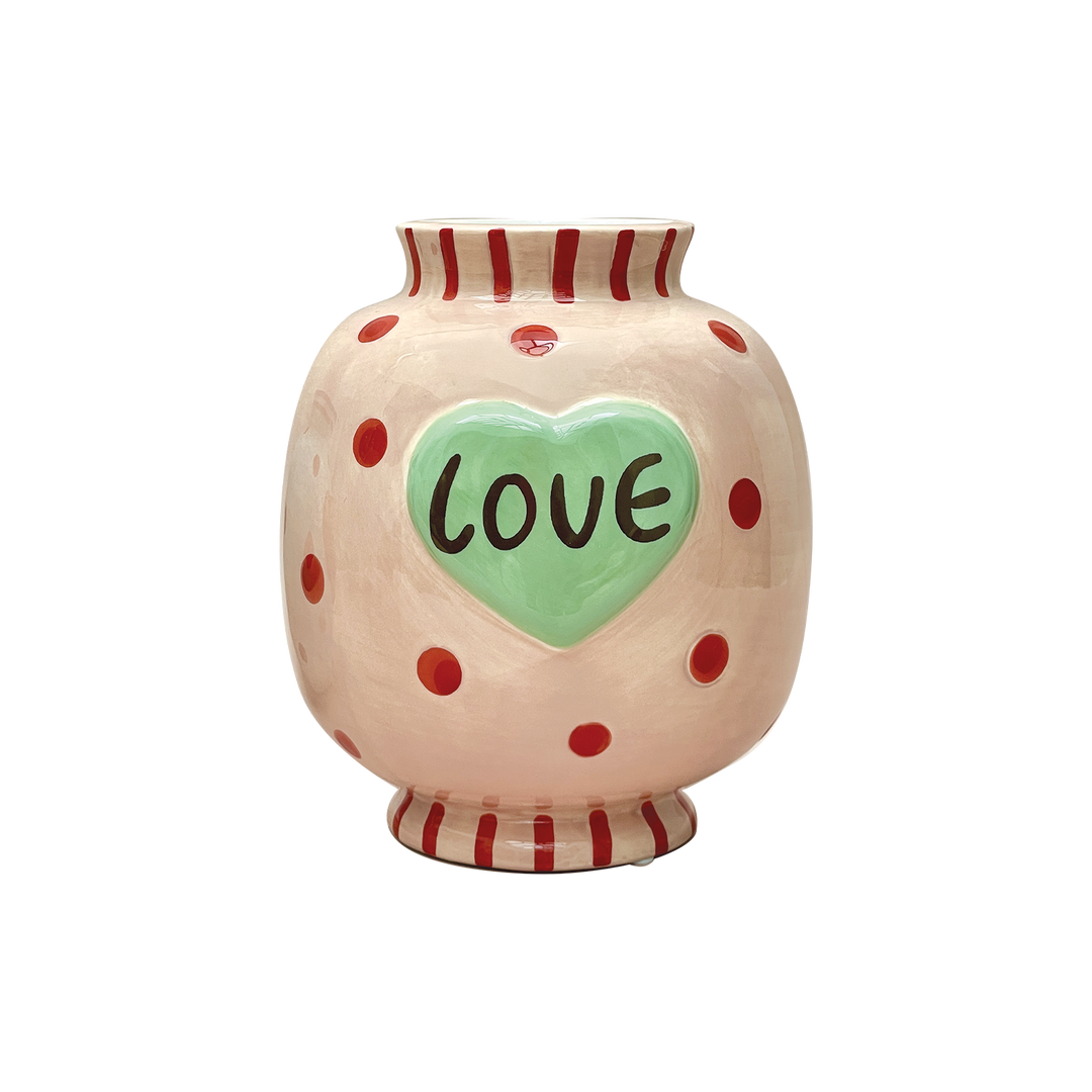 Love Pink Vase