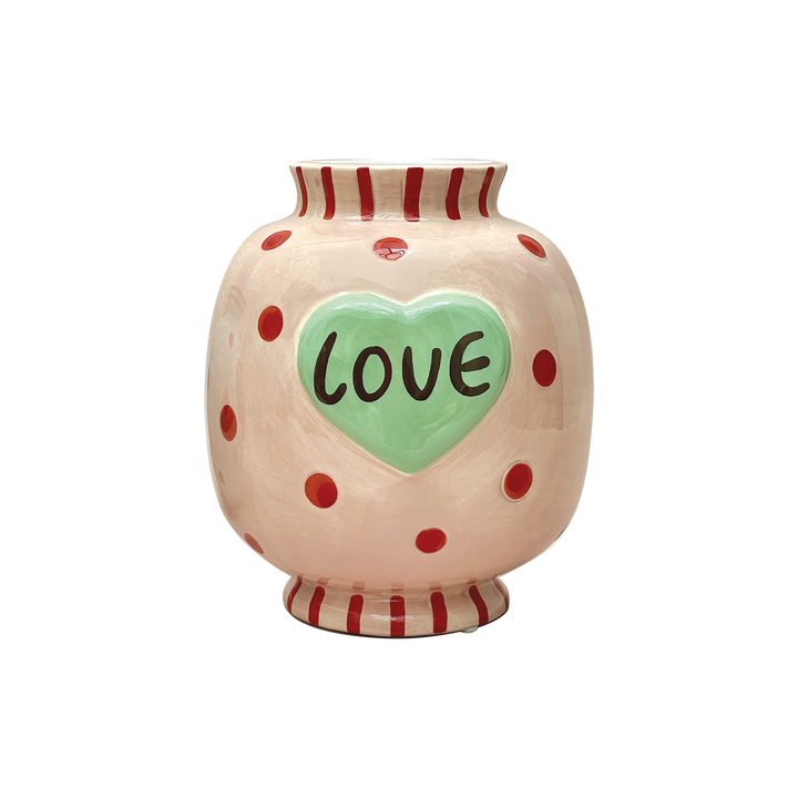 Love Pink Vase