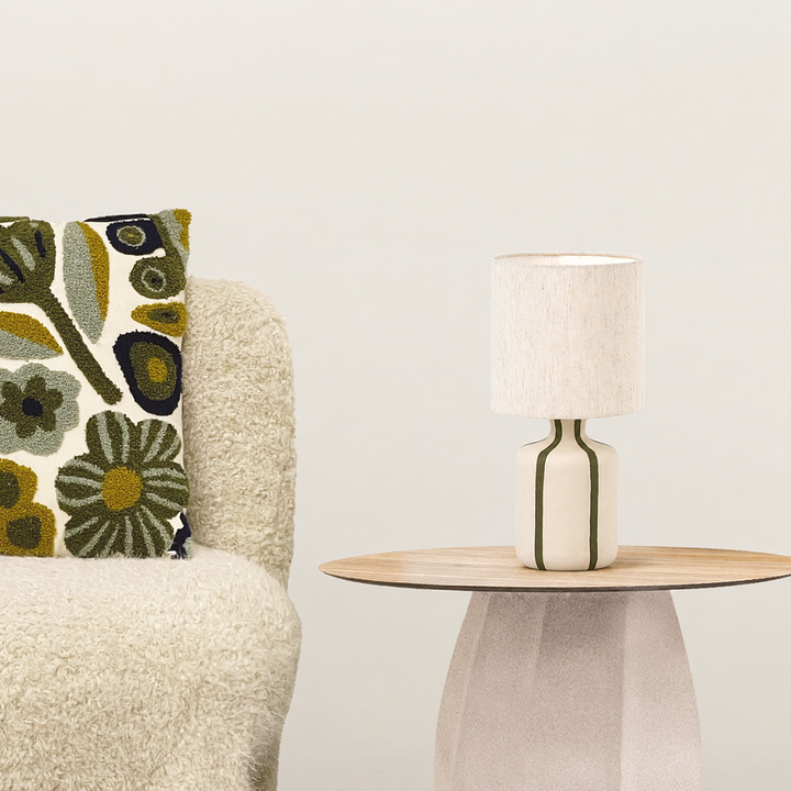 Camille Table Lamp in Khaki