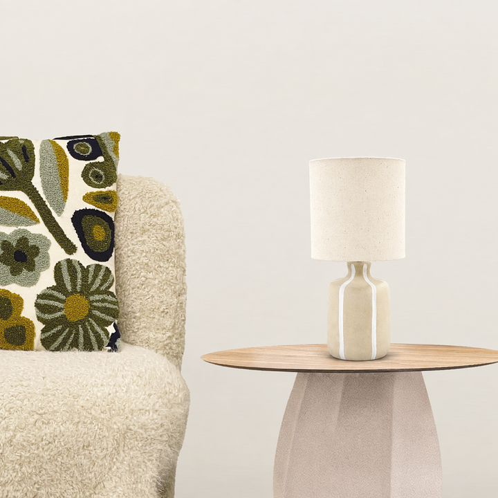 Camille Table Lamp in Sand