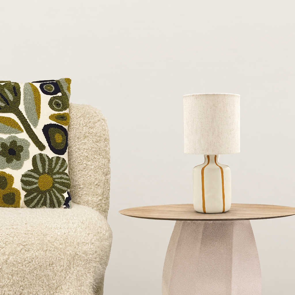 Camille Table Lamp in Terracotta
