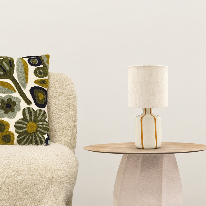 Camille Table Lamp in Terracotta