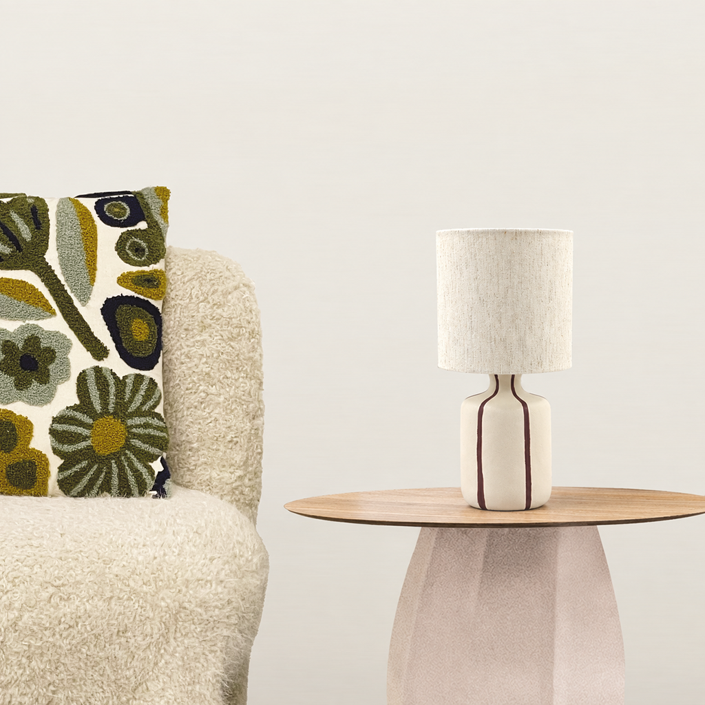 Camille Table Lamp in Chocolate