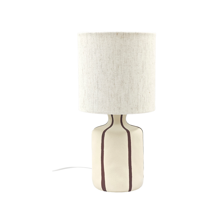 Camille Table Lamp in Chocolate