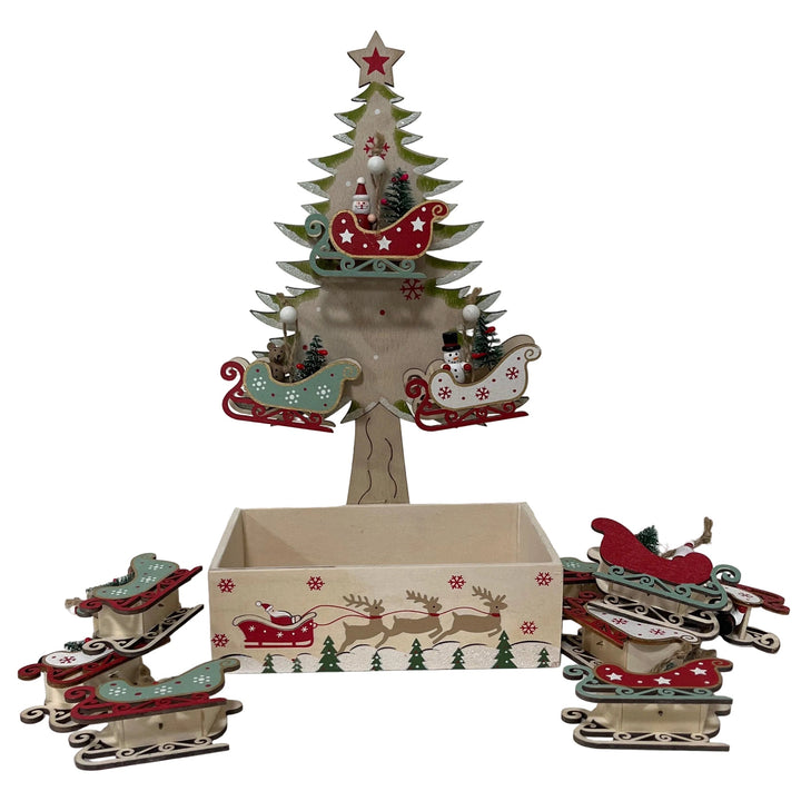 Tree Display & 12 Sledge Hangers