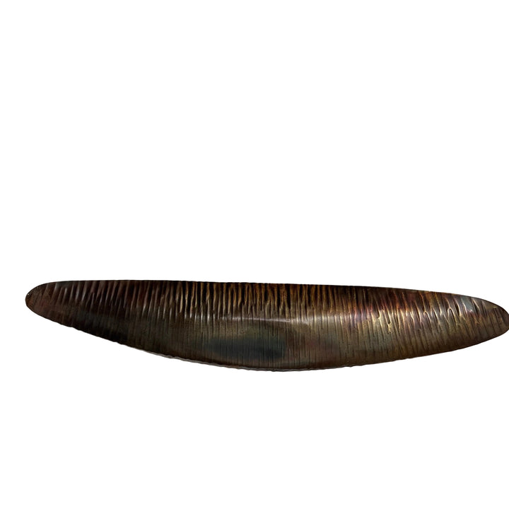 Large Leaf Metallic Dish
