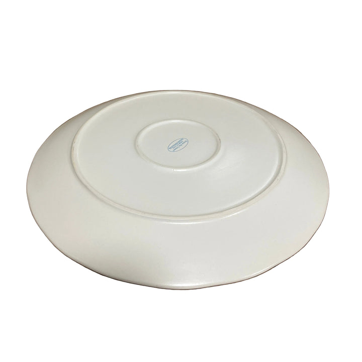 Large Glazed Stoneware Plate