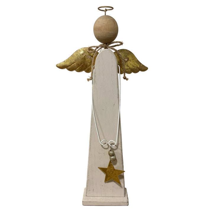 Large Angel on Plinth Gold