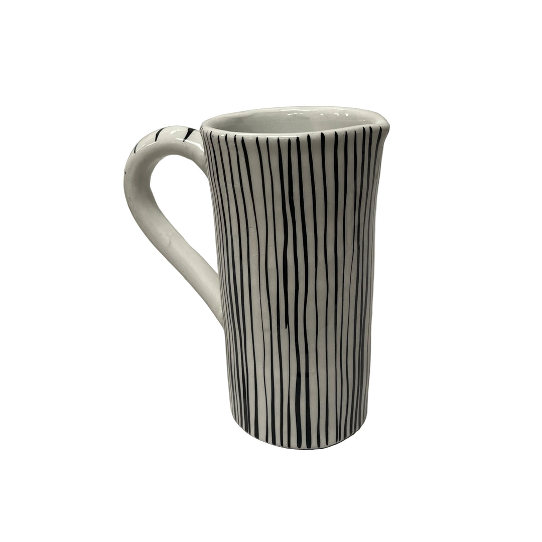 Striped Thin Pitcher Jug