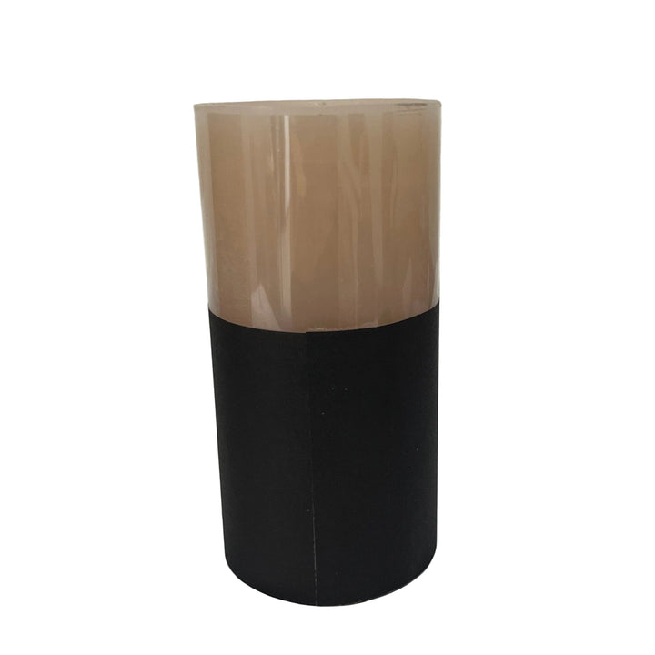 RoMi Basic Flames Pillar Candle Taupe