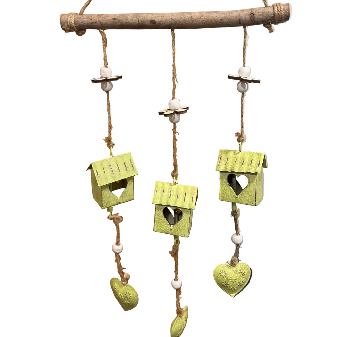 Hanging House Heart Outdoor Decor