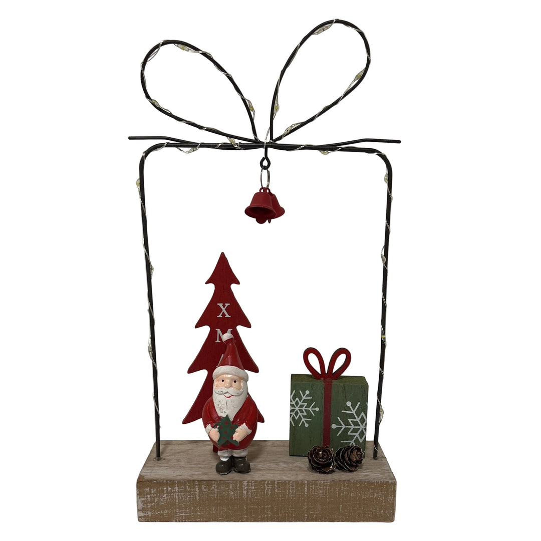 Wire Present with Santa LED